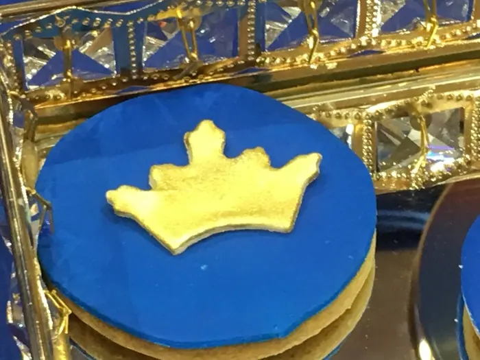 Cookies With Crown for Prince themed cookies