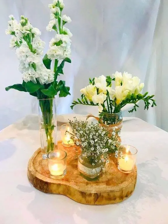 Rustic Centrepiece for Rustic Elegance