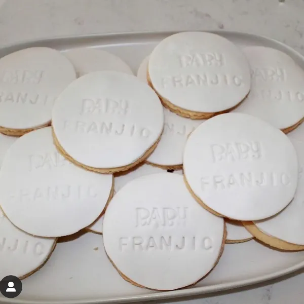 Personalised Cookies for Baby shower cookies