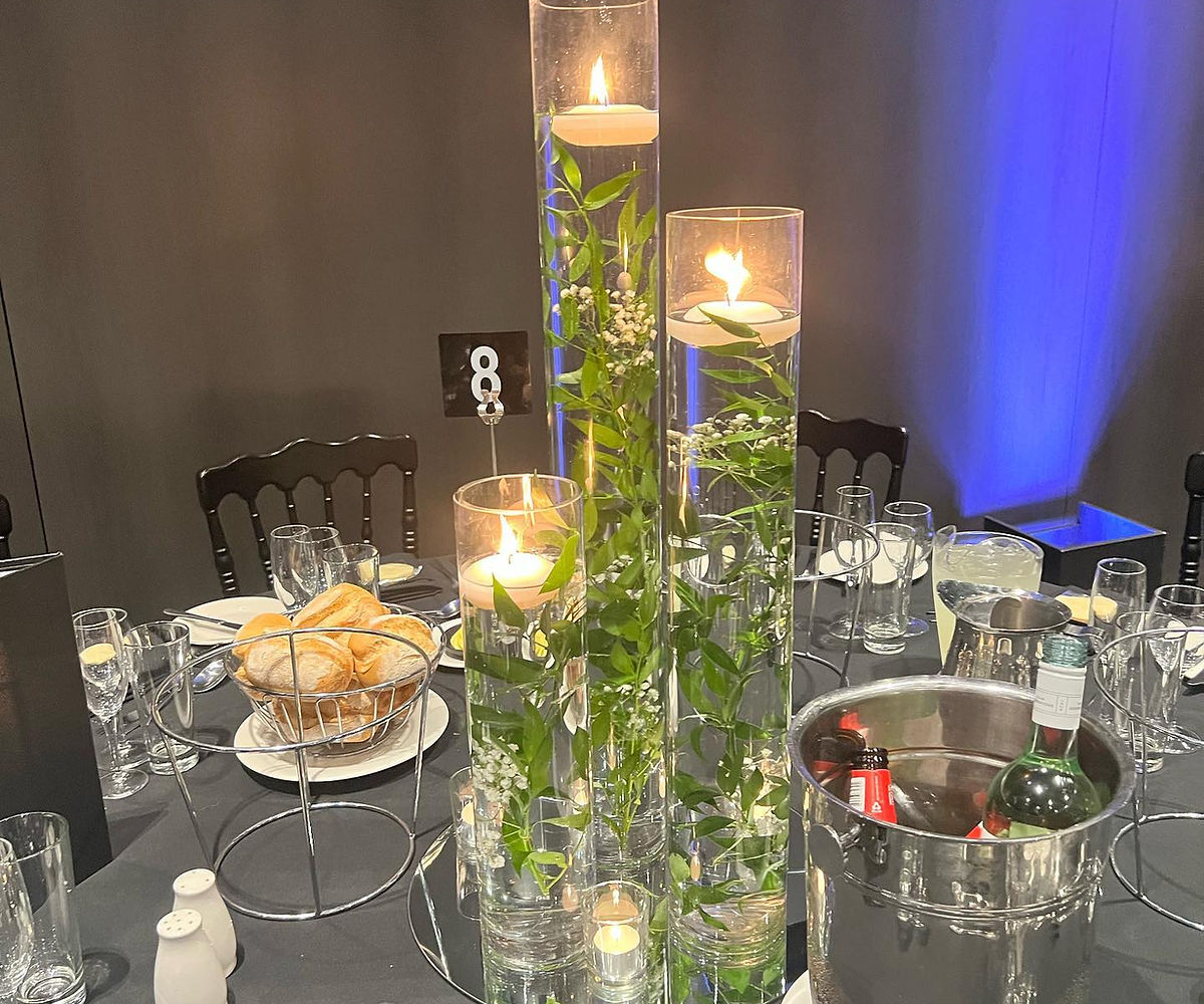 Table centrepieces detail
