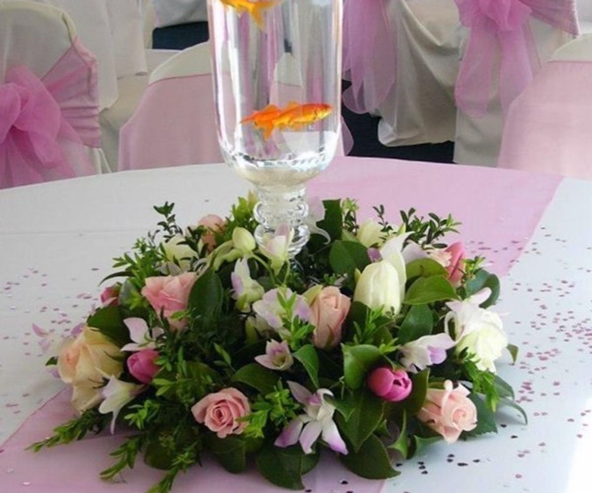Table centrepieces detail