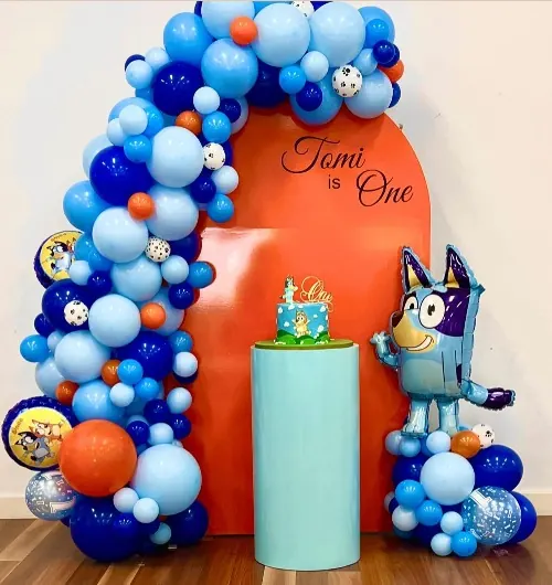 Bluey Theme Backdrop for Bluey's Birthday