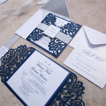 Laser-Cut Invitation Design 036