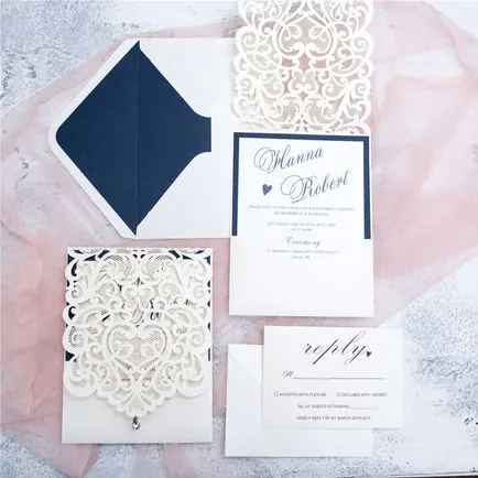 Laser-Cut Invitation Design 043