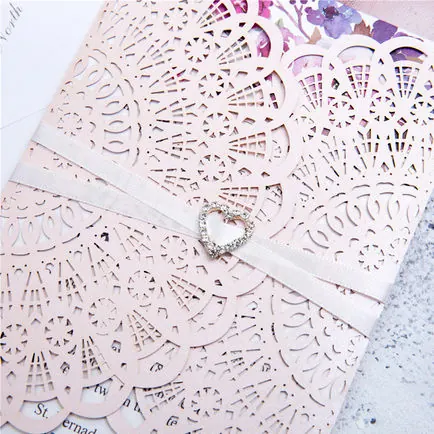 Laser-Cut Invitation Design 039