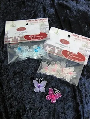 Butterfly Embellishment for lace butterfly