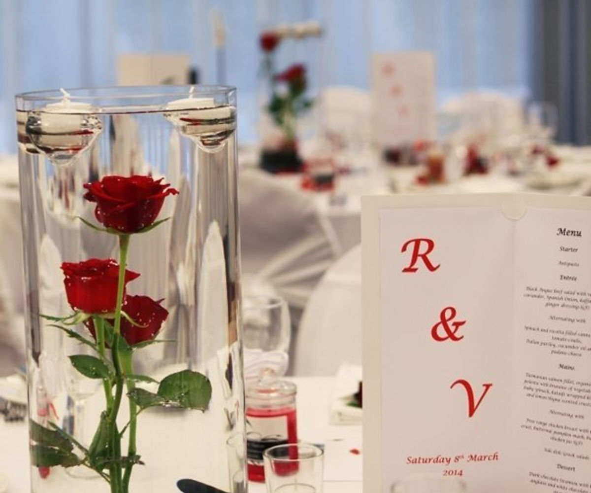 Table centrepieces detail
