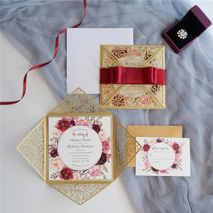 Laser-Cut Invitation Design 008