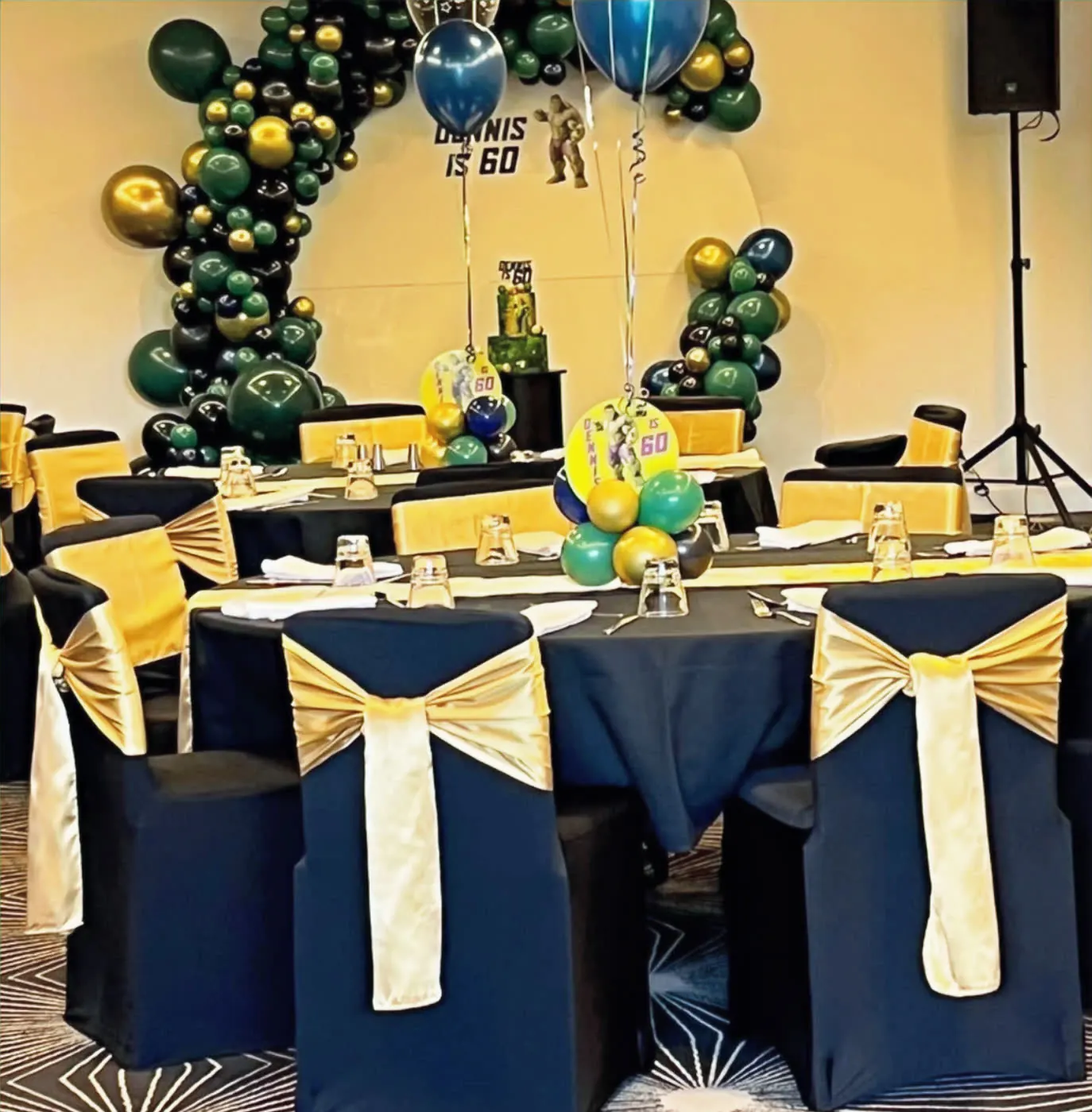 Green And Gold Party for The incredible Hulk theme