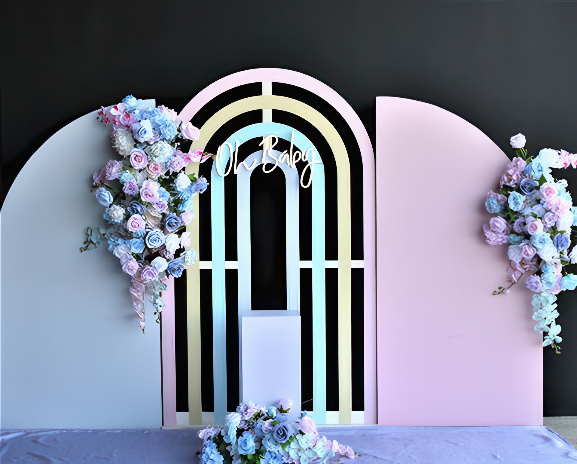 baby shower backdrop
