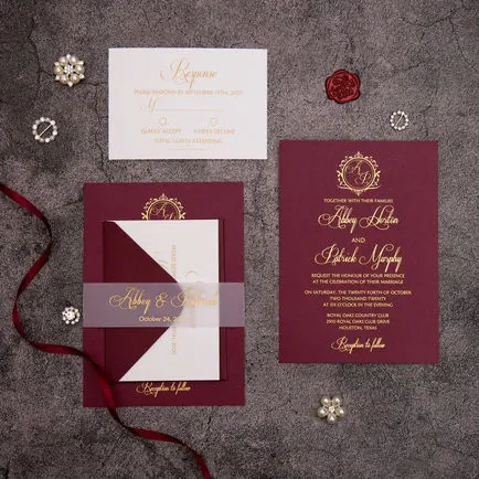 Flat Invitation Card Design 06