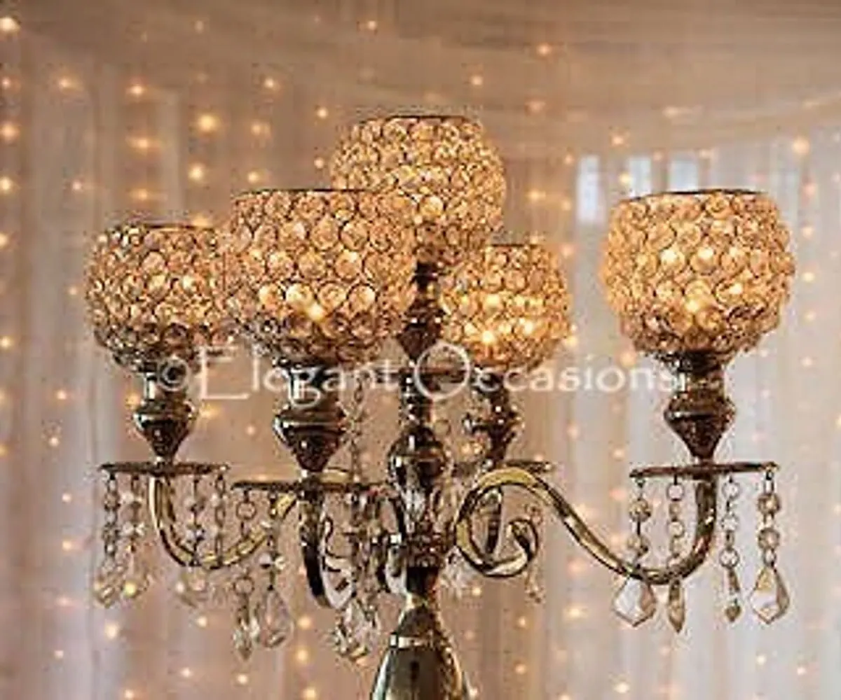 crystal  candelabra