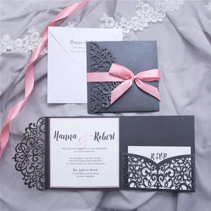 Laser-Cut Invitation Design 100