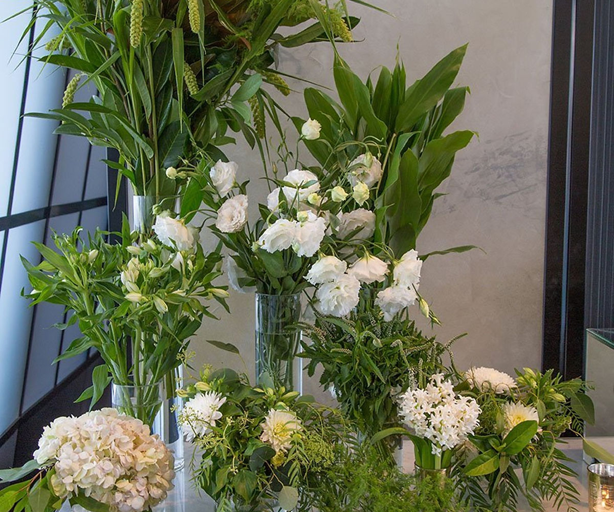 Table centrepieces detail