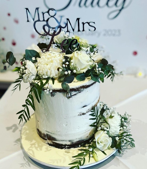 Personalised Cake Topper for Rustic cake