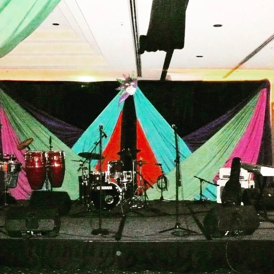 Masquerade Backdrop for Coloured backdrop