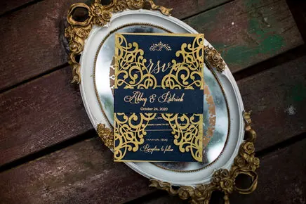 Laser-Cut Invitation Design 032