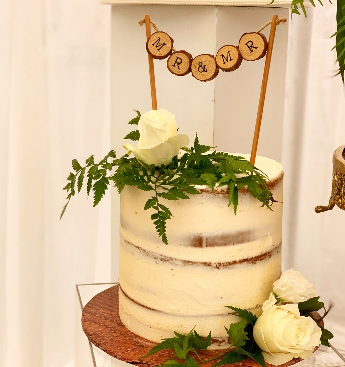 Tall Wedding Cake for Single tier cake