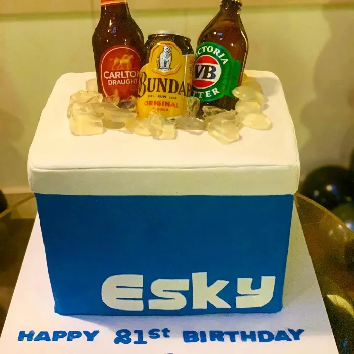 Ice Bucket Cake for Esky cake