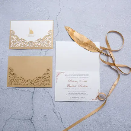 Laser-Cut Invitation Design 068
