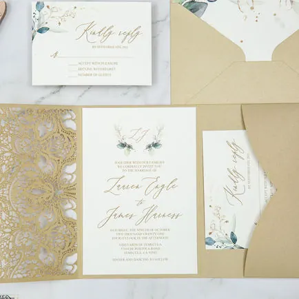 Laser-Cut Invitation Design 107