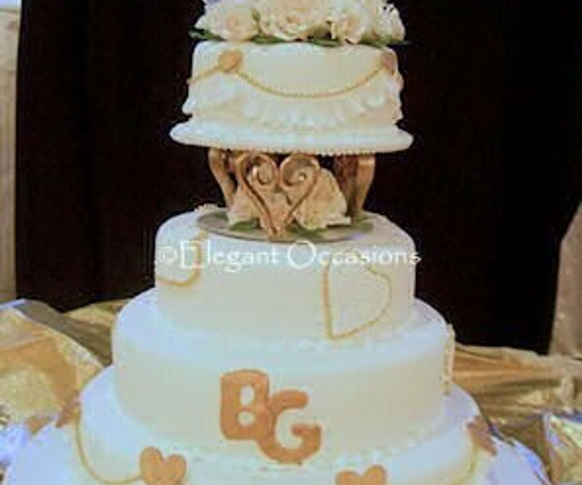 4 tier cake