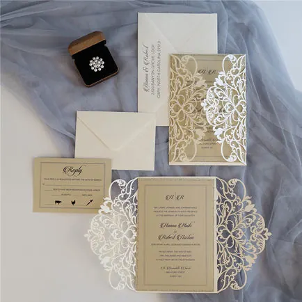 Laser-Cut Invitation Design 007