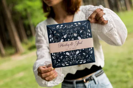 Laser-Cut Invitation Design 057