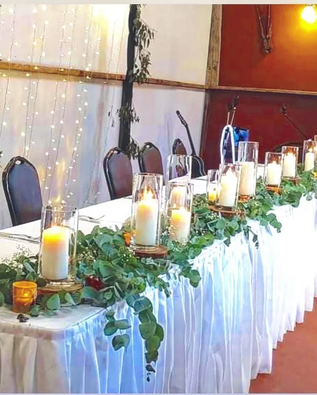 Rustic Bridal Table Decor for barn wedding wedding table