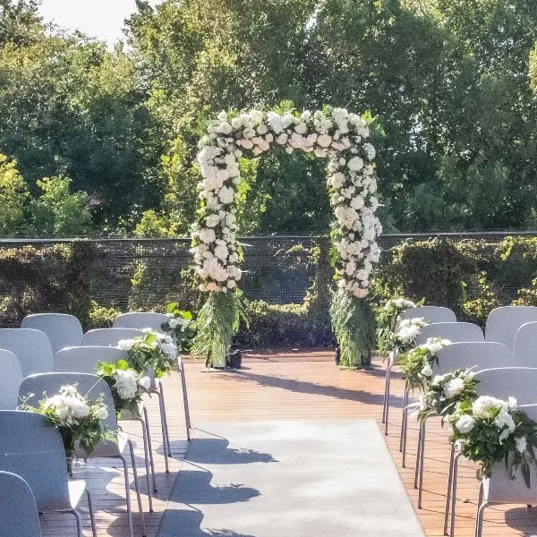 Elegant Ceremony Decor for Floral arch