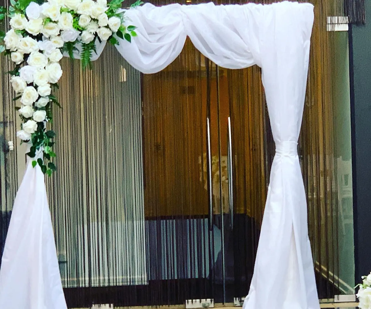 Arch with flowers