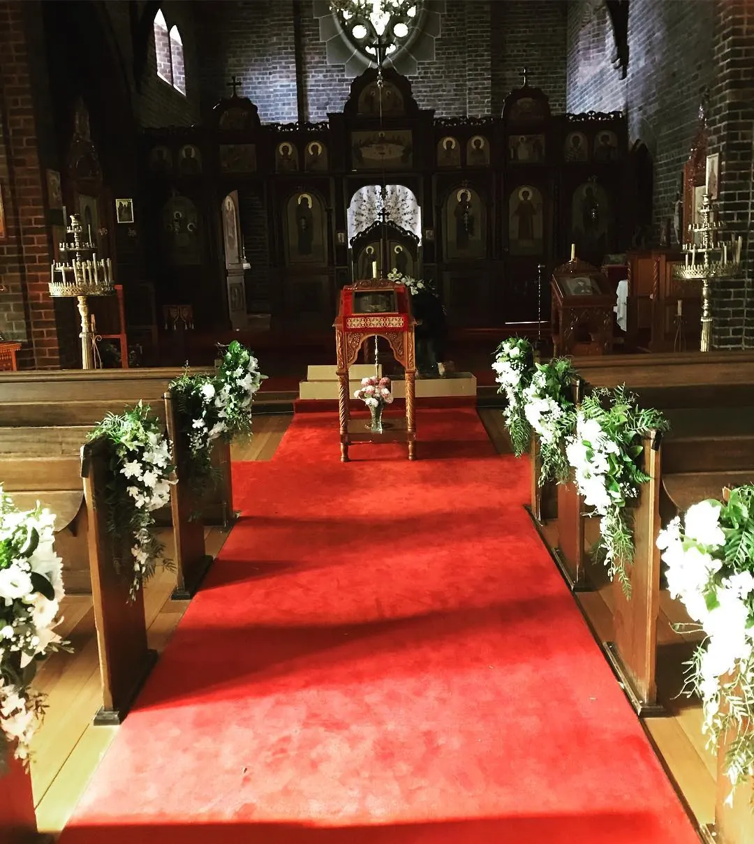 Church Aisle for Church aisle bouquets
