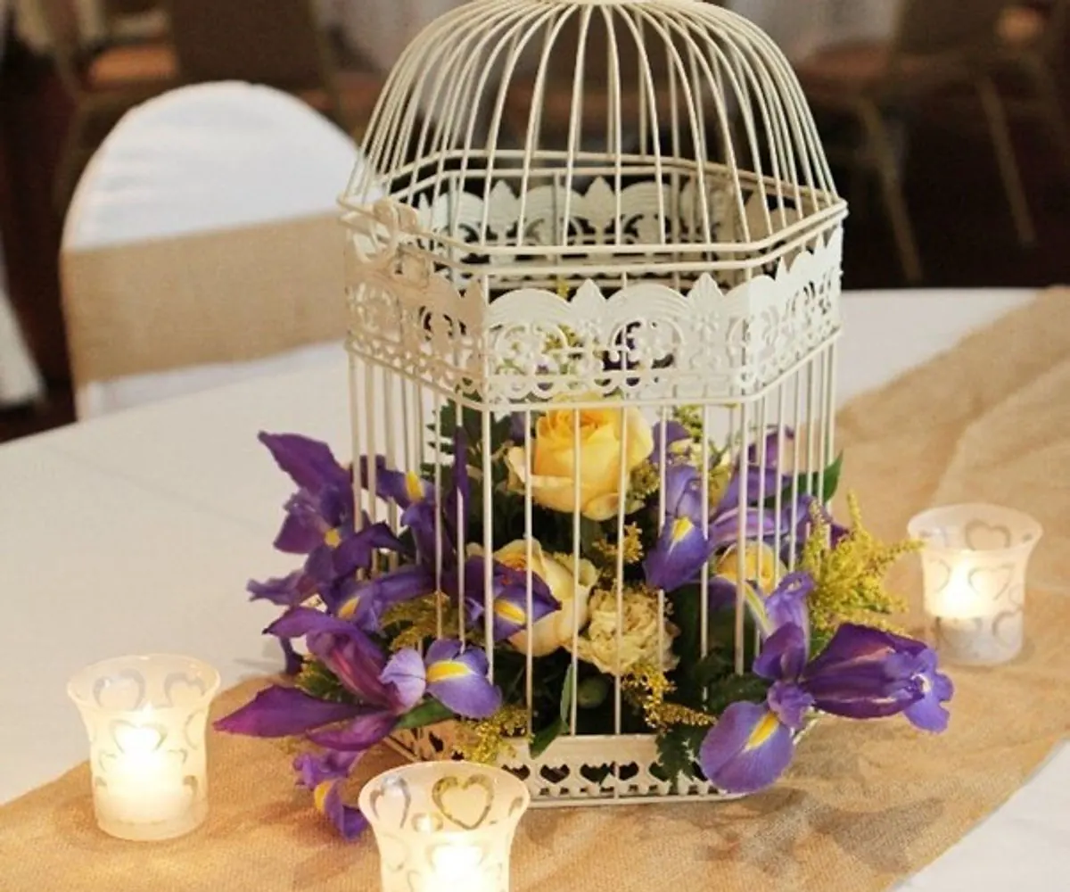 birdcage centrepiece
