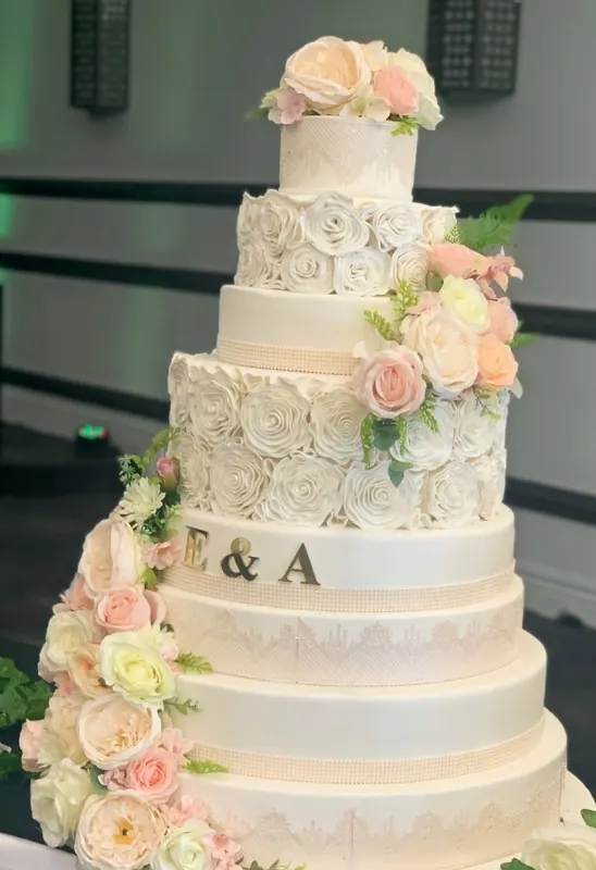 9 Tier Cake for Roses and Lace