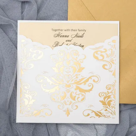 Laser-Cut Invitation Design 006