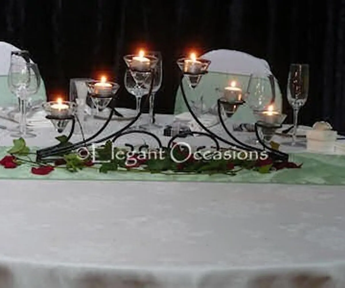 black candle holders