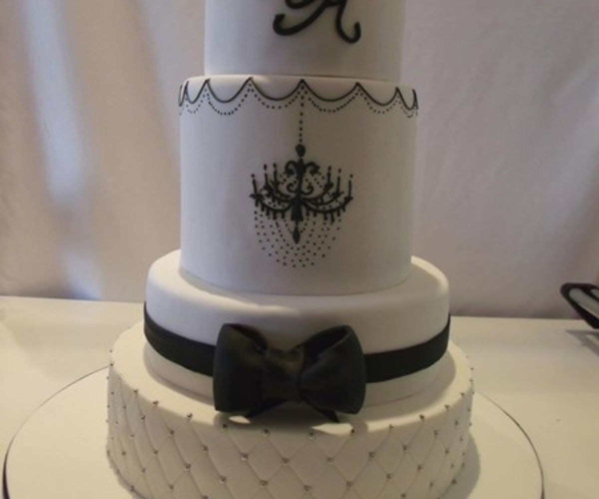 4 tier cake