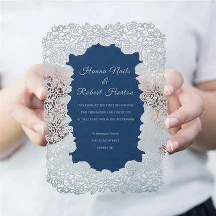 Laser-Cut Invitation Design 118