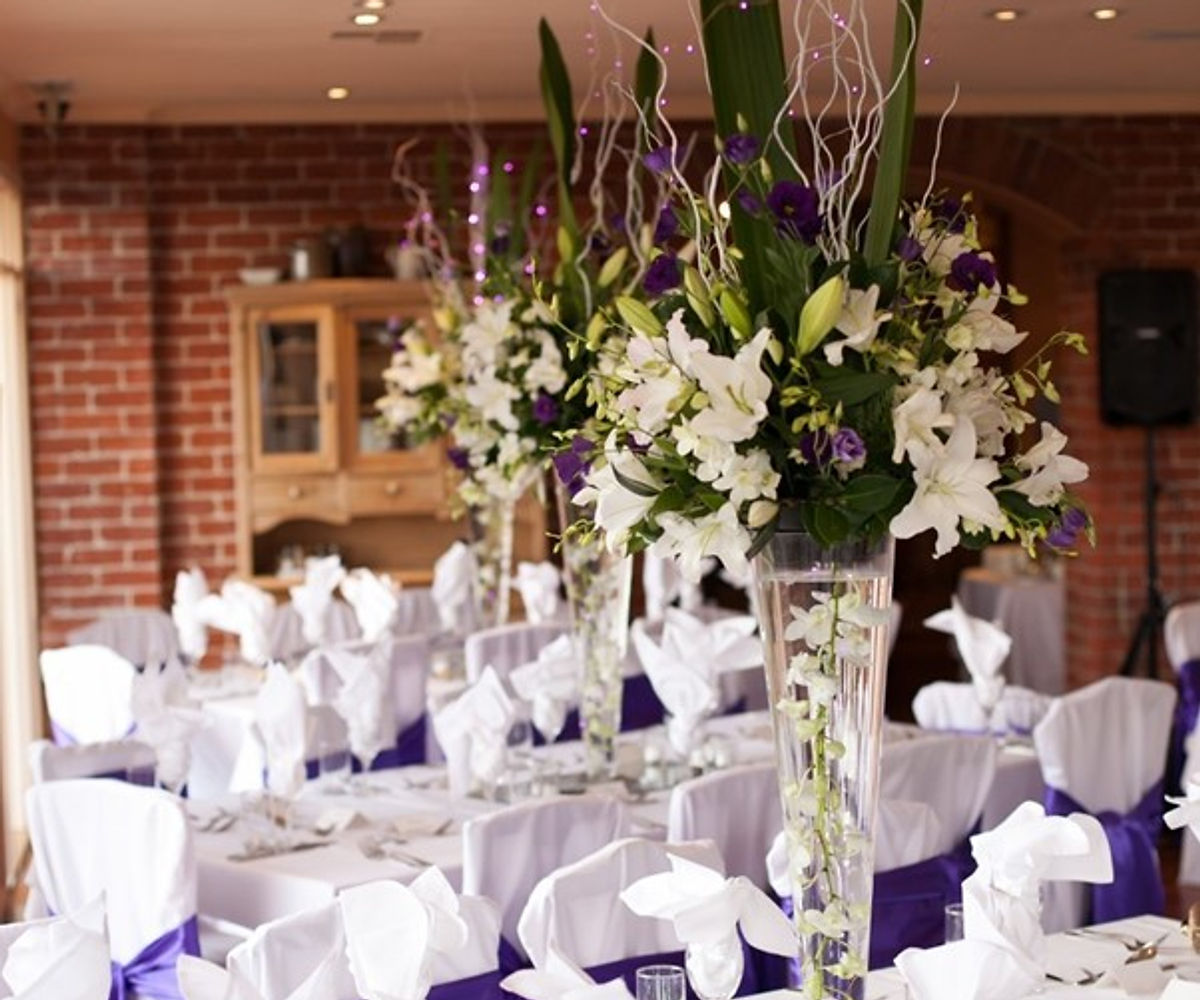 Table centrepieces detail