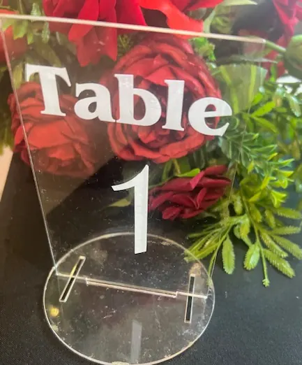 table numbers for table numbers