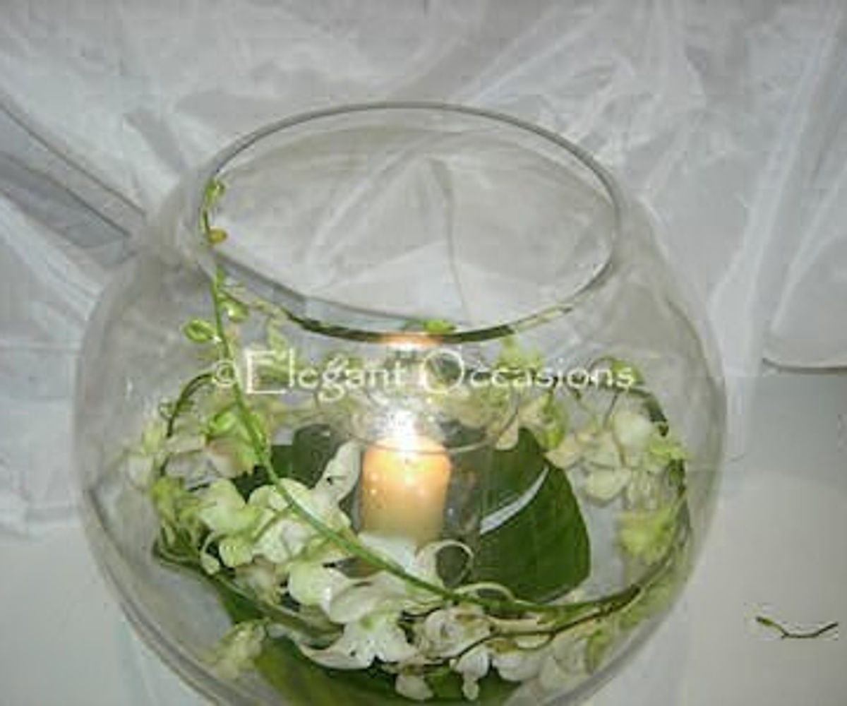 Table centrepieces detail