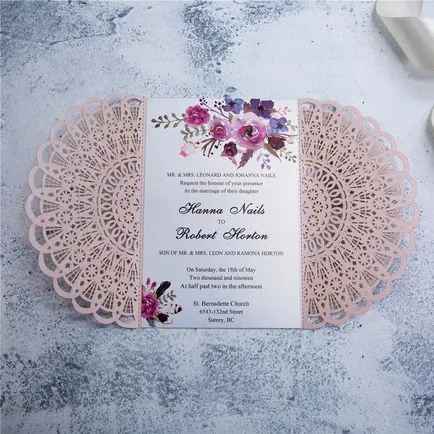 Laser-Cut Invitation Design 040