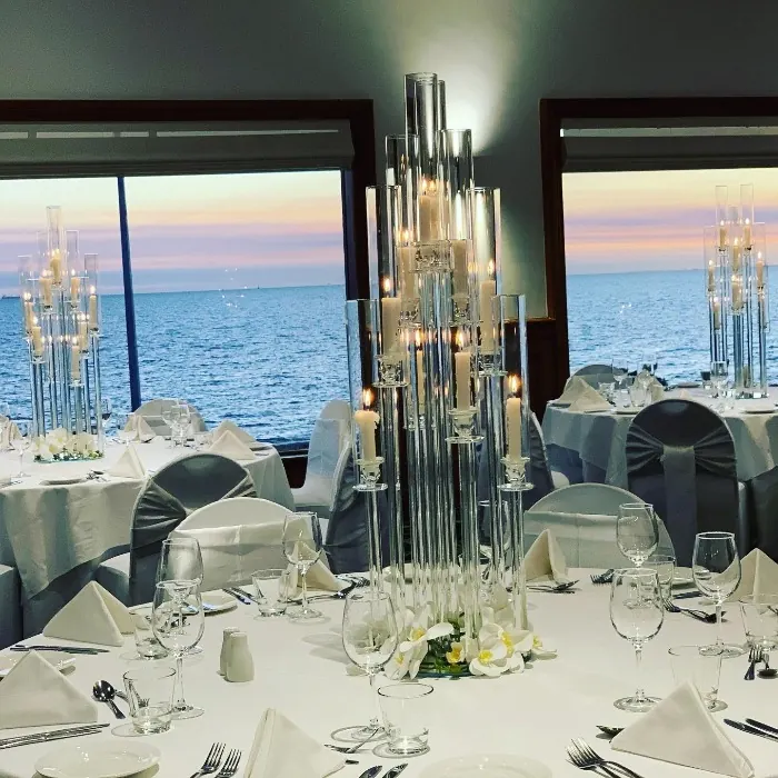Clear Candle Holders for Glass candelabras