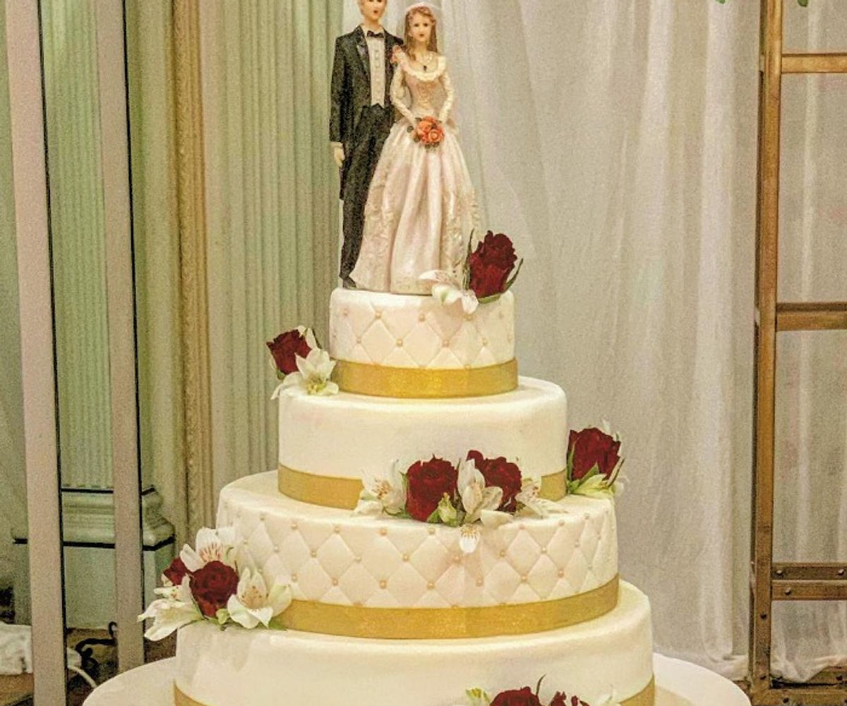 4 tier cake