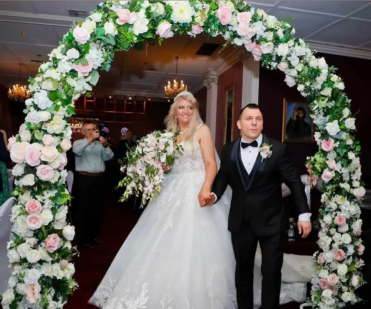 Walk through arch