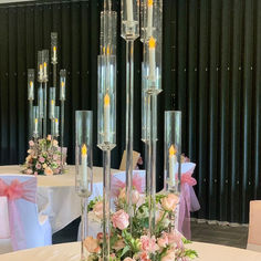 150 cm glass candelabra