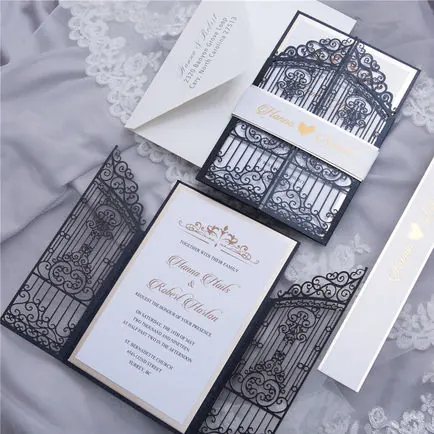 Laser-Cut Invitation Design 017