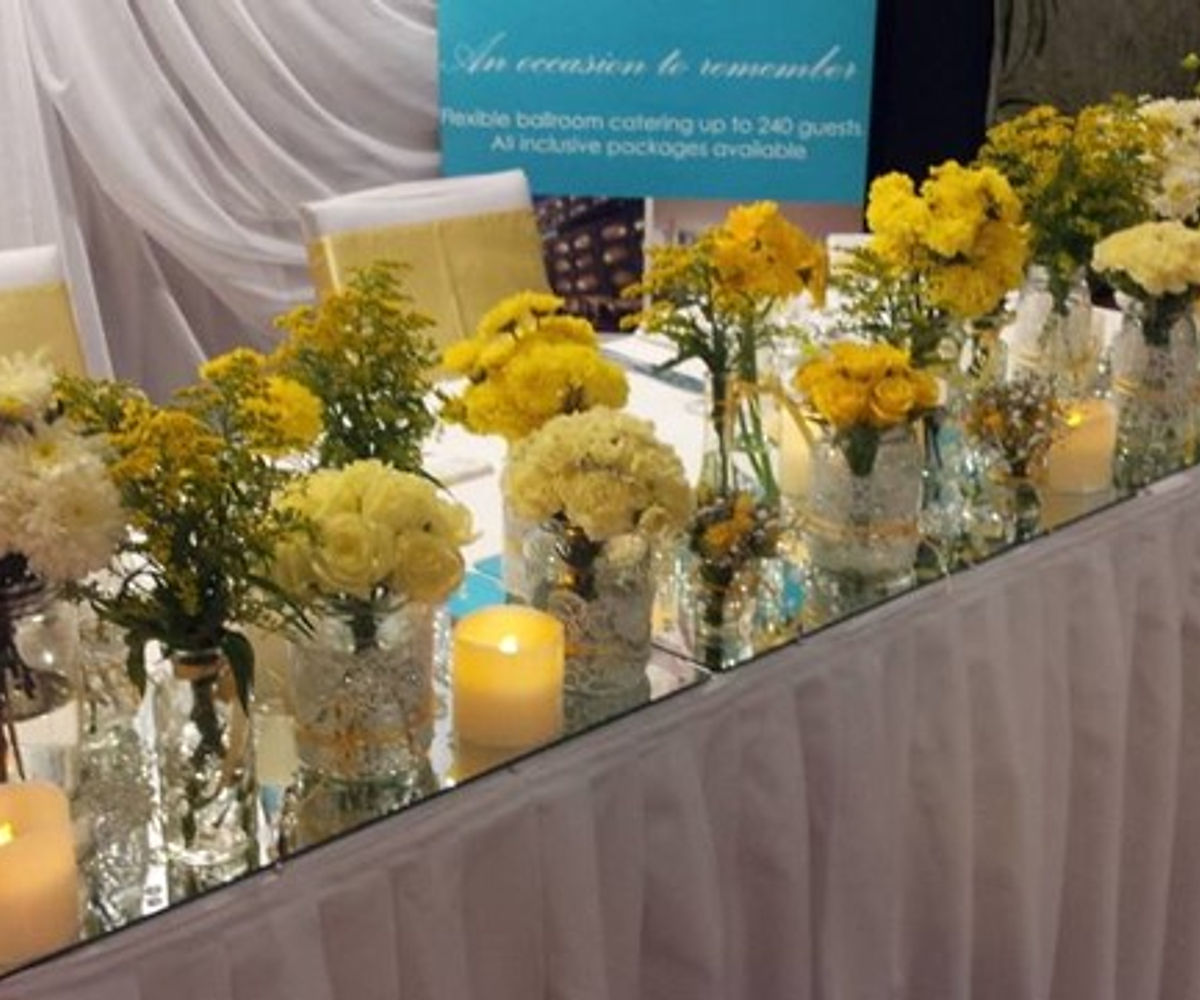 Table centrepieces detail